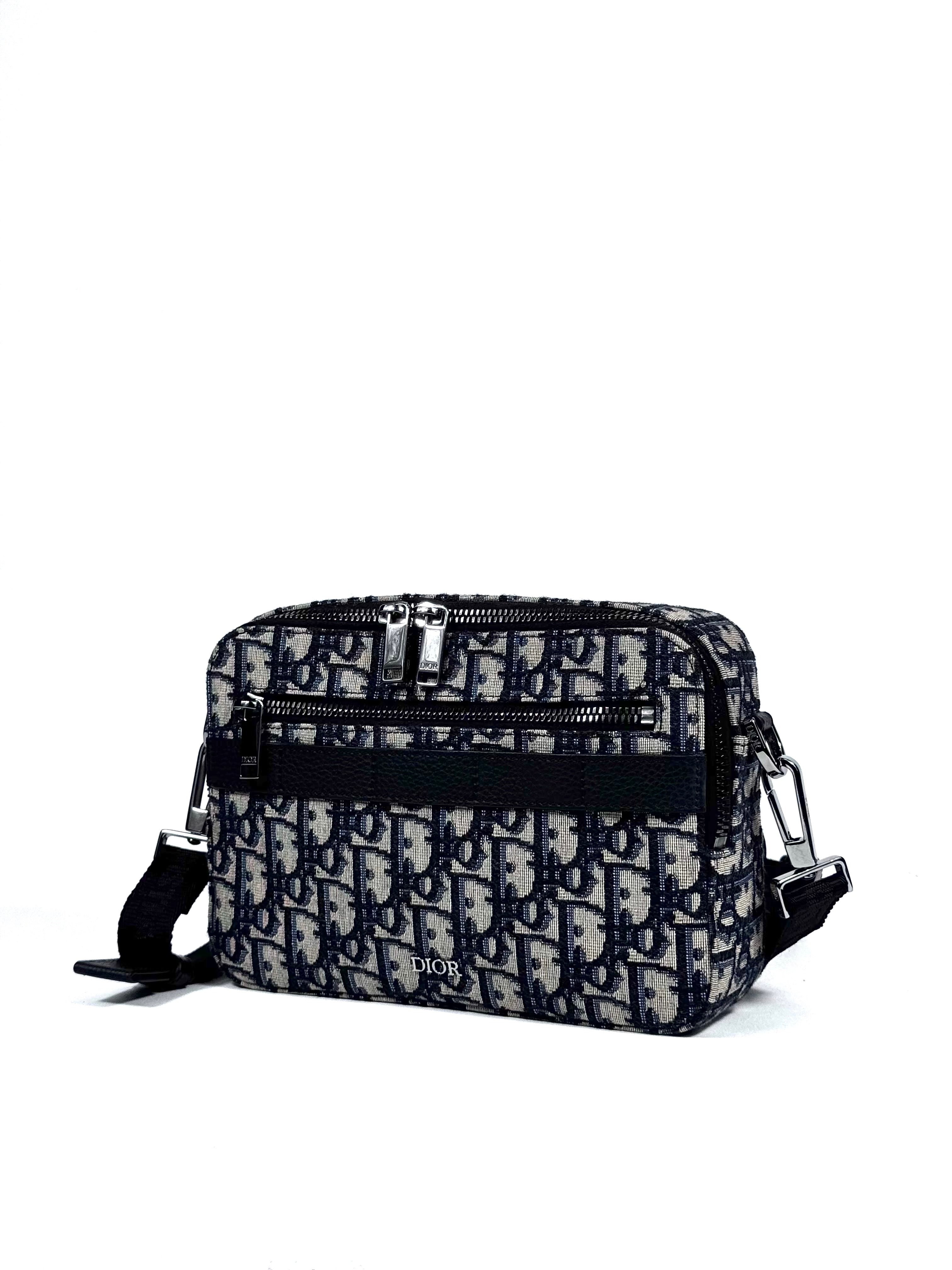 Christian Dior Oblique Jacquard Safari Messenger Bag
