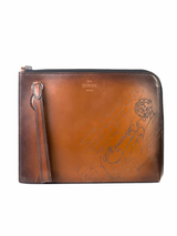 Berluti Scritto Nino Standing Pouch With Strap 1