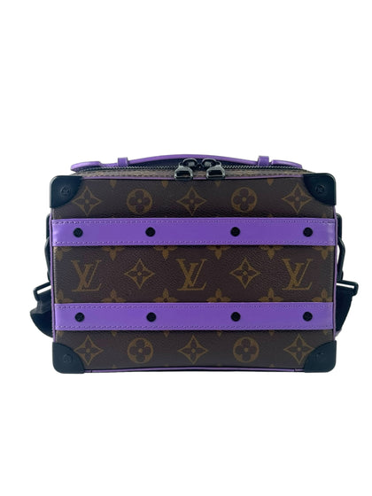 Louis Vuitton Monogram Macassar Top Handle Trunk Messenger Bag