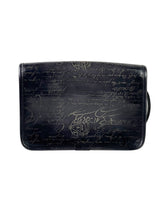 Berluti Scritto Grey Flap Clutch 6