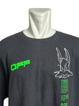 Off-White Neon Logo Green Tee Shirt 2