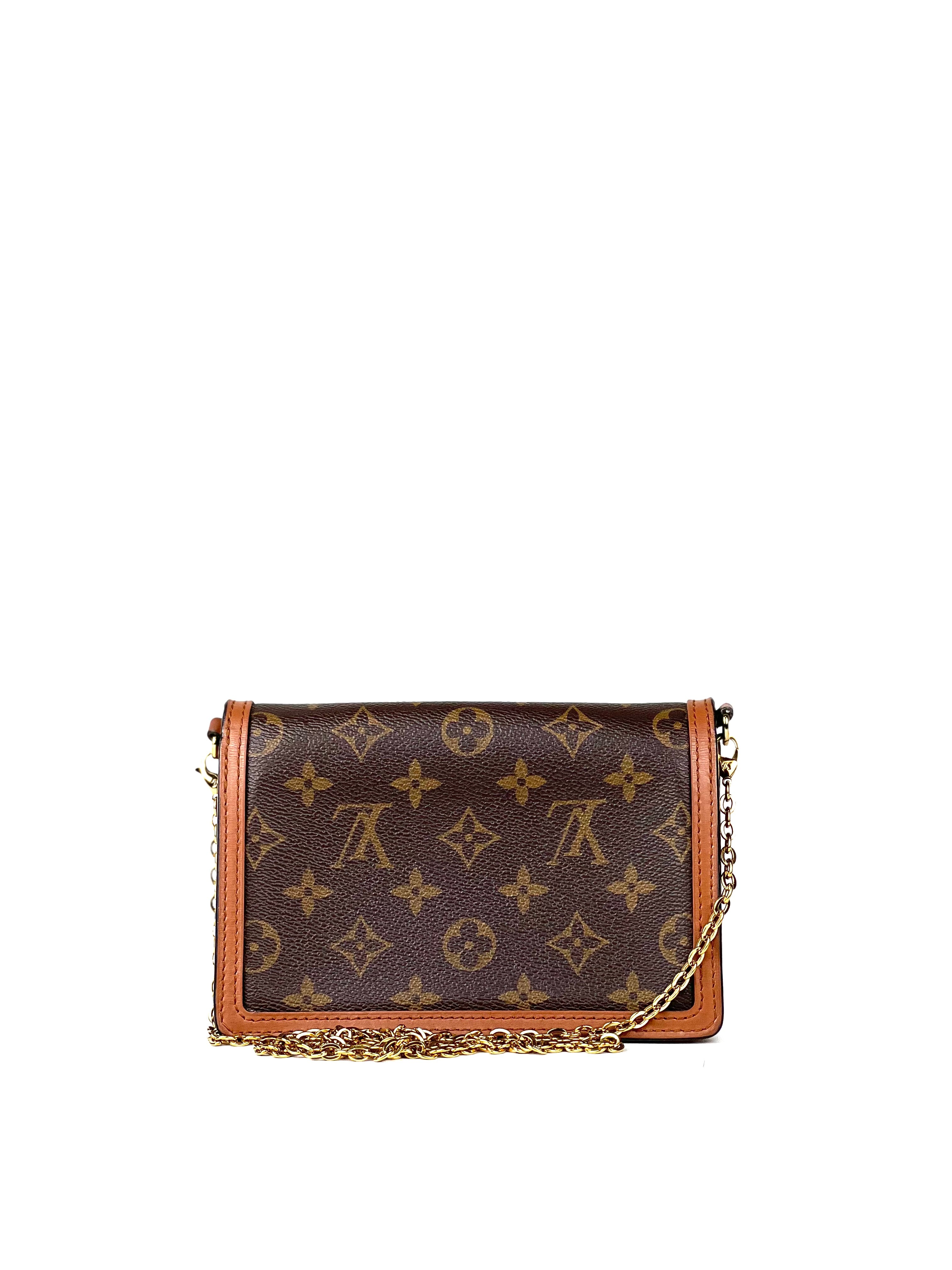 Louis Vuitton Dauphine Chain Wallet Sling Bag