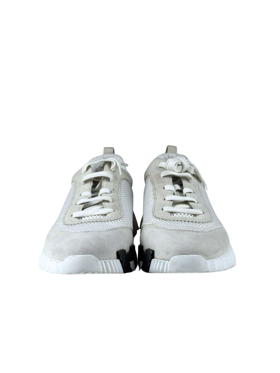 Hermès Bouncing H White Mesh Sneakers