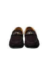 Hermès Kelly Day Black Suede Loafers 2