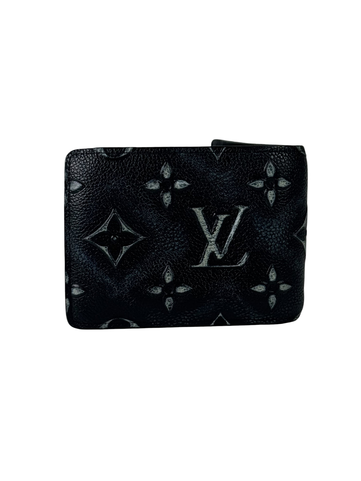 Louis Vuitton Cowhide Fade Monogram Slender Wallet