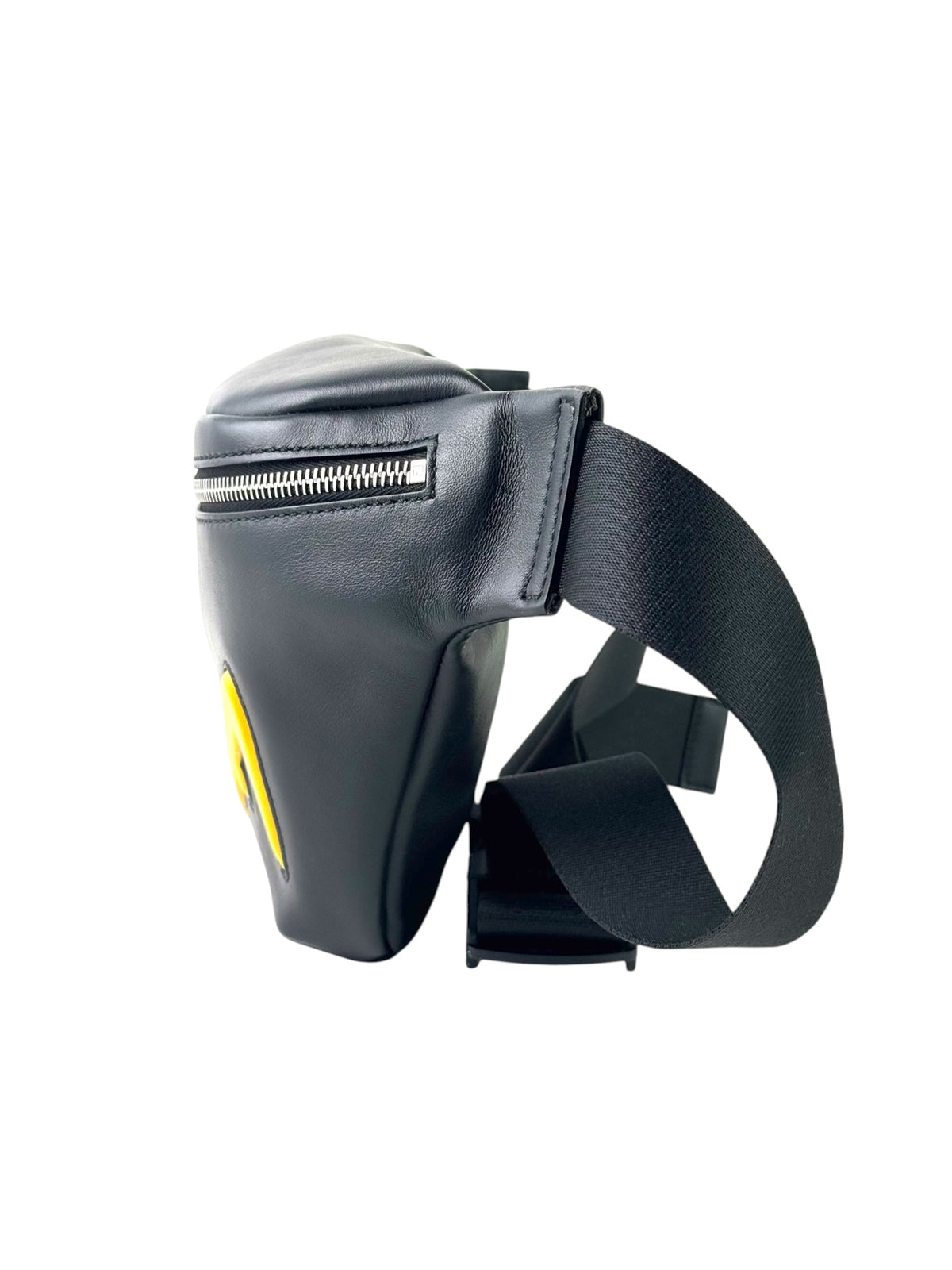 Fendi Monster Eye Black Leather Bumbag