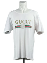 Gucci Logo White Tee Shirt 1