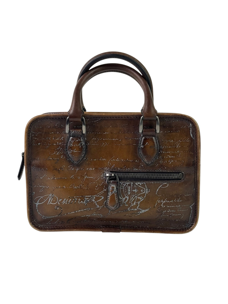 Berluti Scritto Guliver Brown Messenger Bag