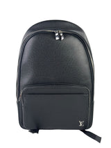 Louis Vuitton Metal Logo Taiga Leather Backpack 1