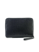 Christian Louboutin Spike Black Leather Clutch 4