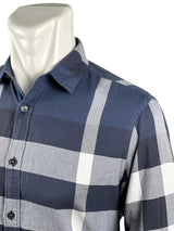 Burberry Brit Checker Navy Long Shirt 3