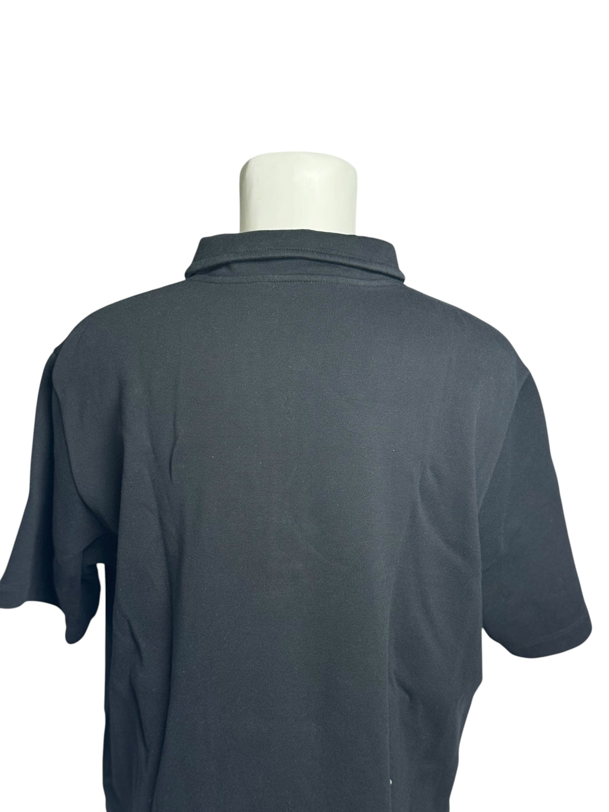 Louis Vuitton Monogram Pocket Zipper Black Polo Shirt