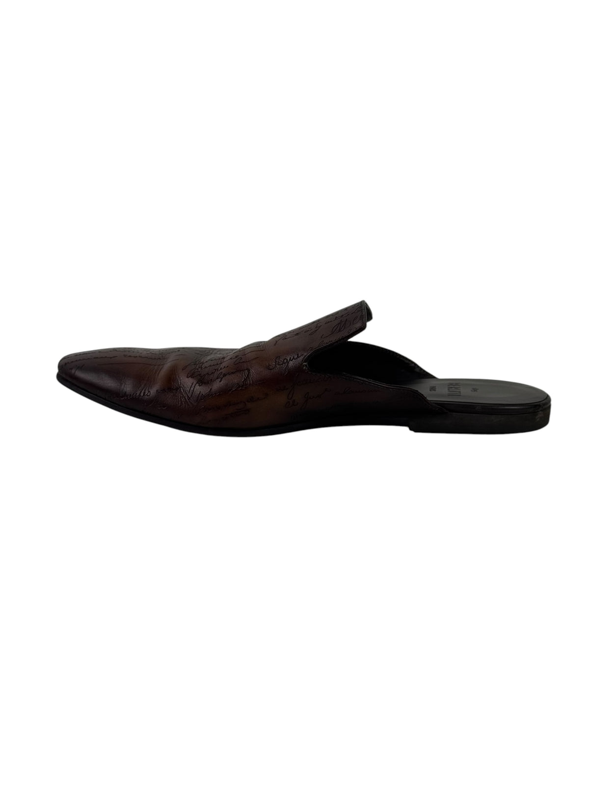 Berluti Scritto Chyrus Brown Mules