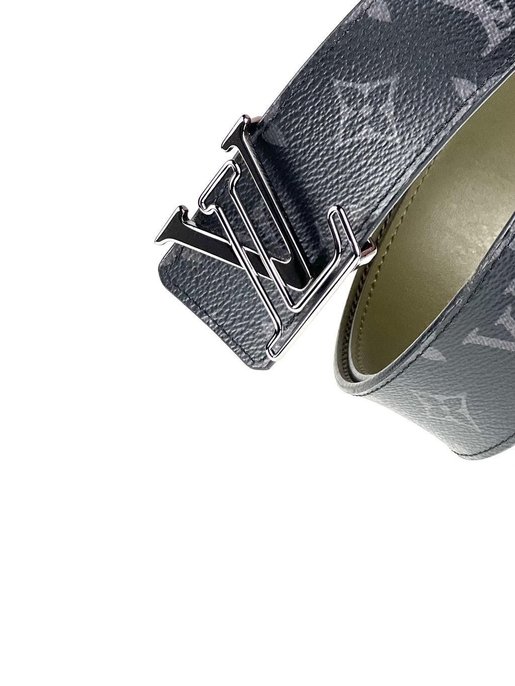 Louis Vuitton Initial 40mm Eclipse Monogram Reversible Belt