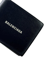 Balenciaga Logo Grain Leather Bifold Wallet 5