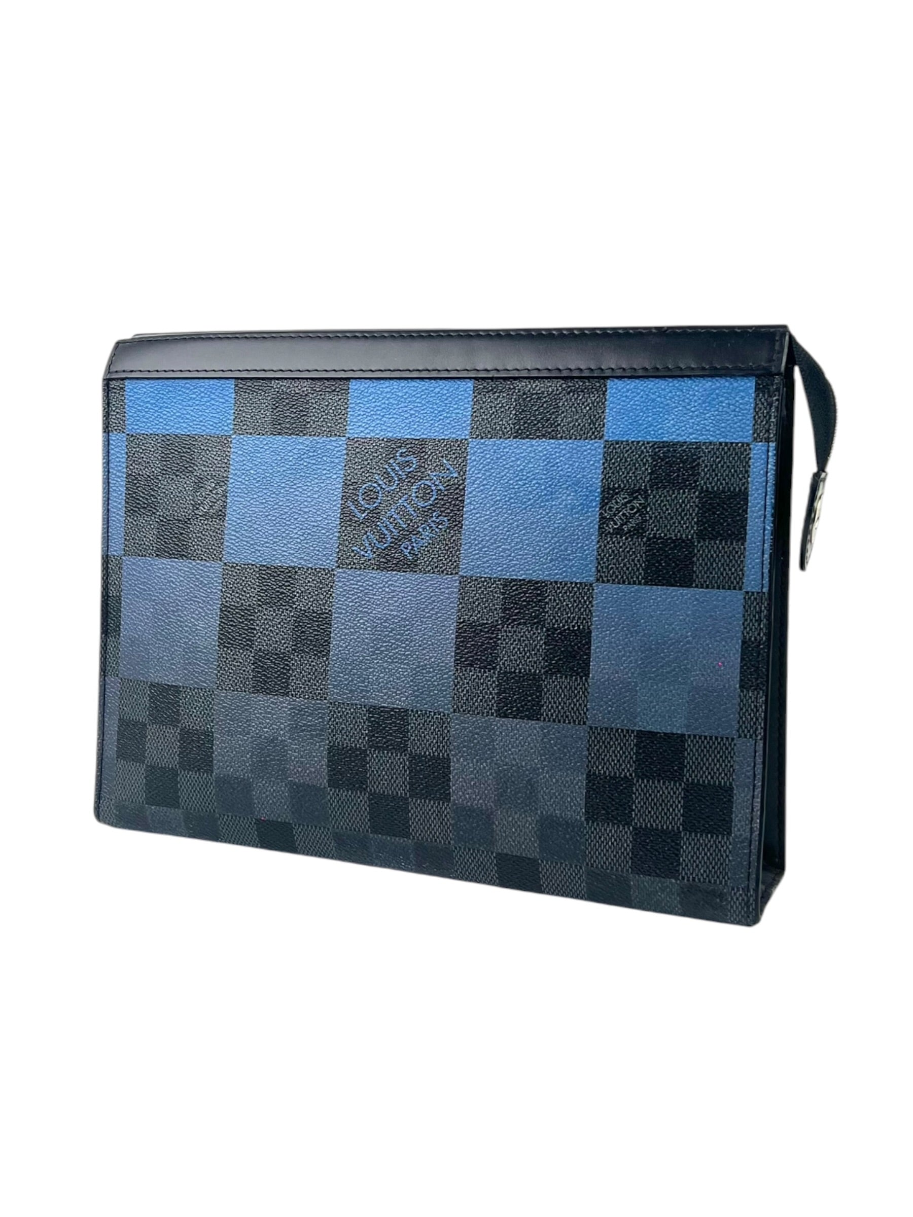 Louis Vuitton Damier Blue Pixel Pochette Voyage