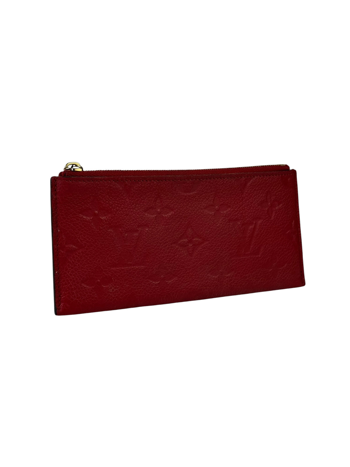 Louis Vuitton Empreinte Monogram Red Zipper Card Holder