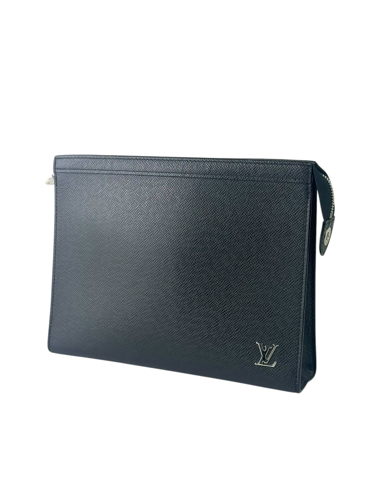 Louis Vuitton Metal Logo Taiga Pochette Voyage