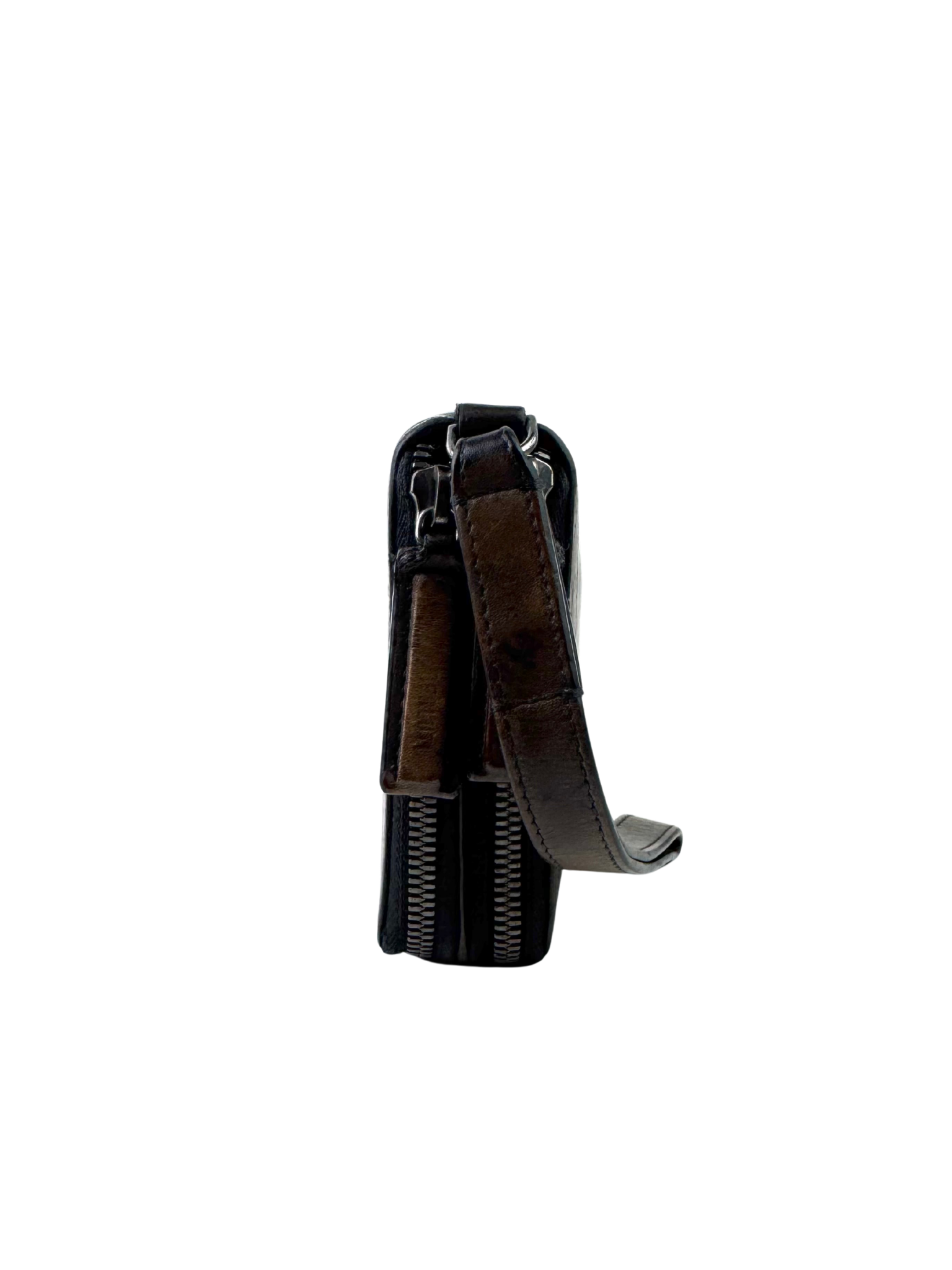 Berluti Tali Maxi Scritto Dark Brown Wallet
