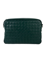 Bottega Veneta Intrecciato Green Camera Bag 1