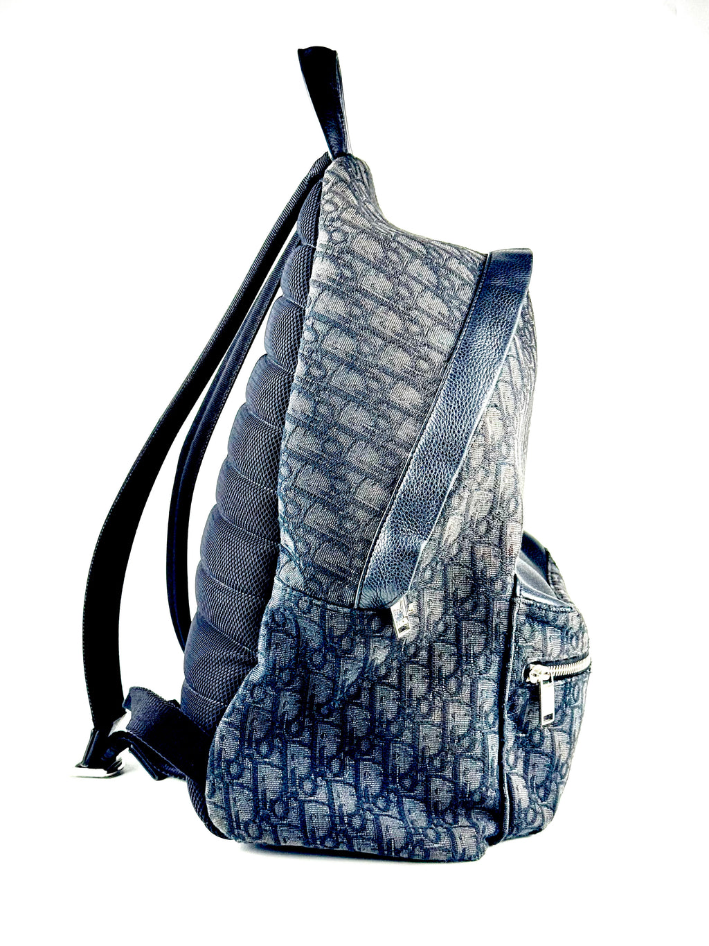 Christian Dior Oblique Jacquard Black Rider Backpack
