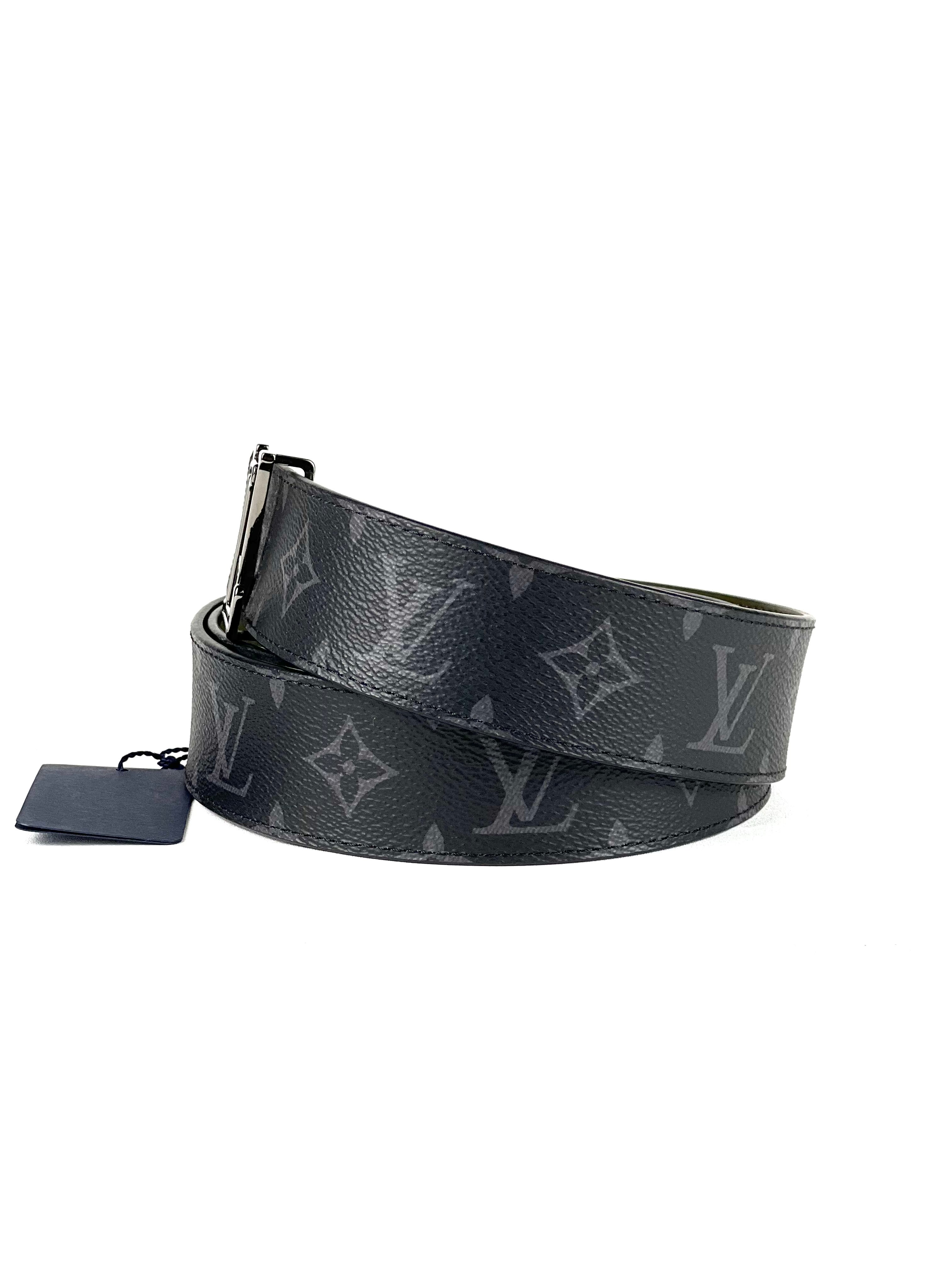 Louis Vuitton Initial 40mm Eclipse Monogram Reversible Belt