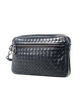 Bottega Veneta Intrecciato Black Pouch 2