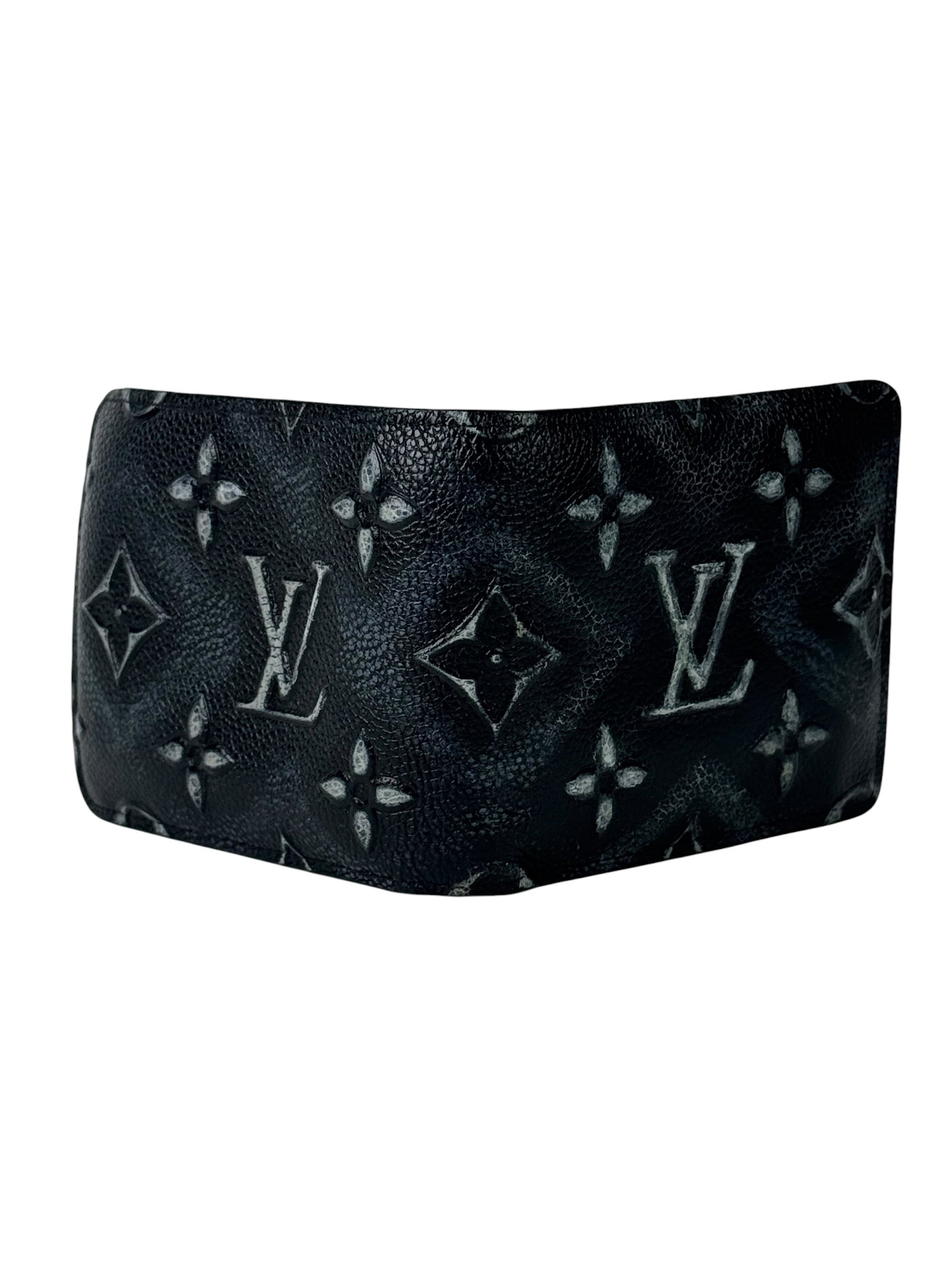 Louis Vuitton Cowhide Fade Monogram Slender Wallet