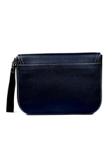 Christian Dior Saddle Grain Leather Clutch 5