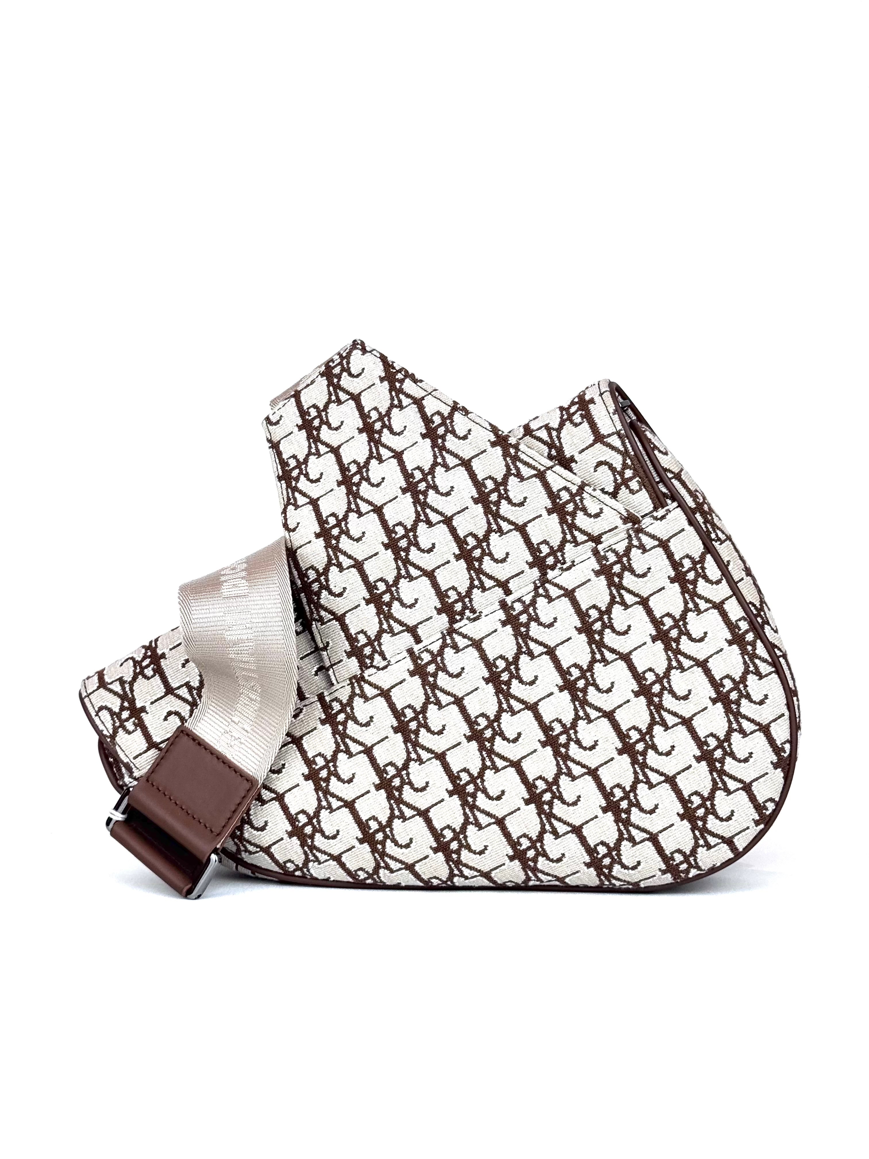 Christian Dior x Travis Scott Oblique Jacquard Saddle Slingbag