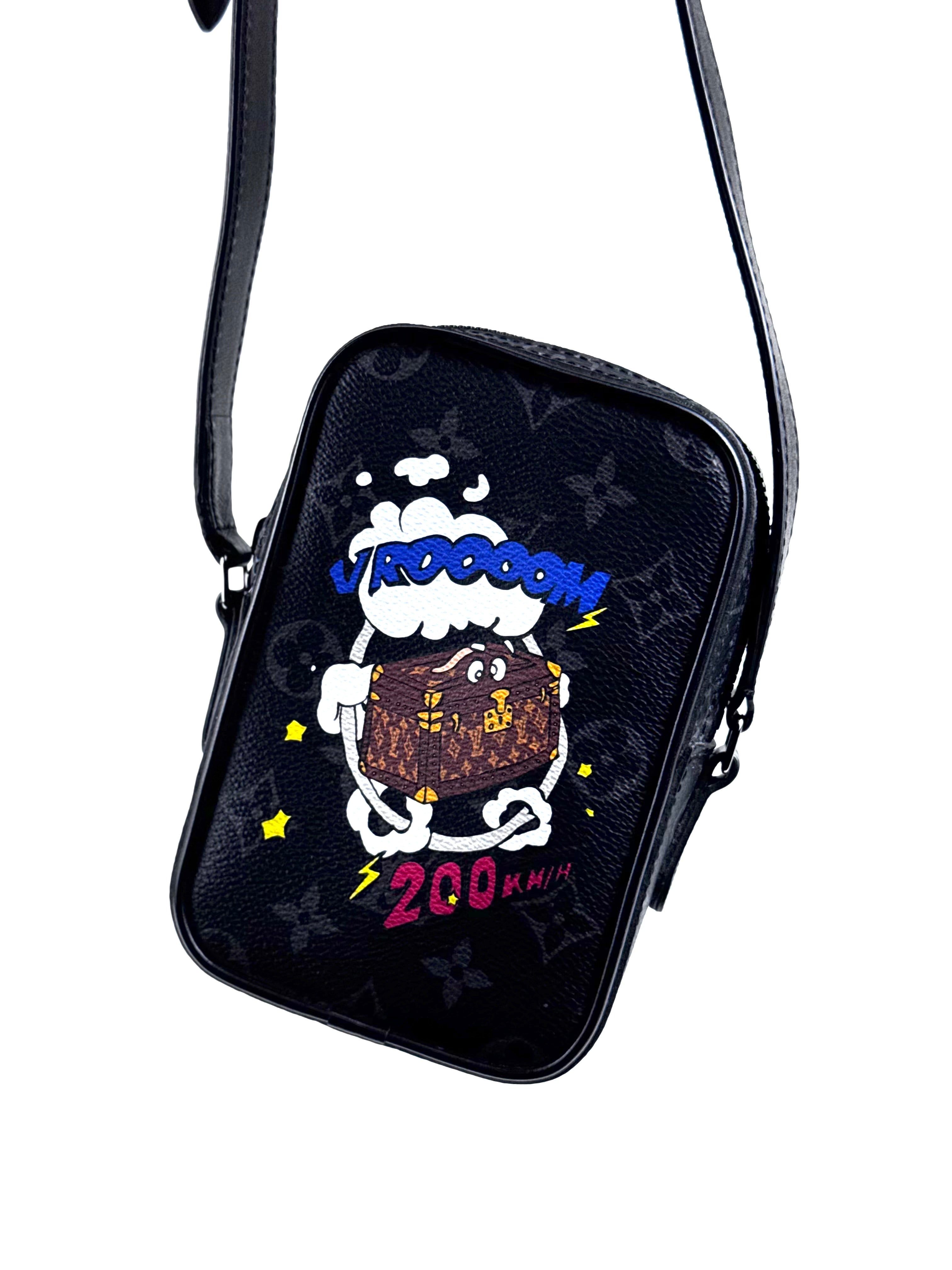 Louis Vuitton Danube PPM Trunk Eclipse Monogram Shoulder Bag (Microchip)