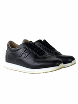 Hermès Quicker Black Leather Sneakers 1