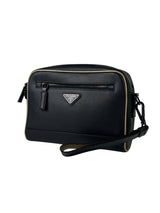 Prada Triangle Logo Saffiano Leather Wristlet 2-Way Clutch & Messenger Bag 3