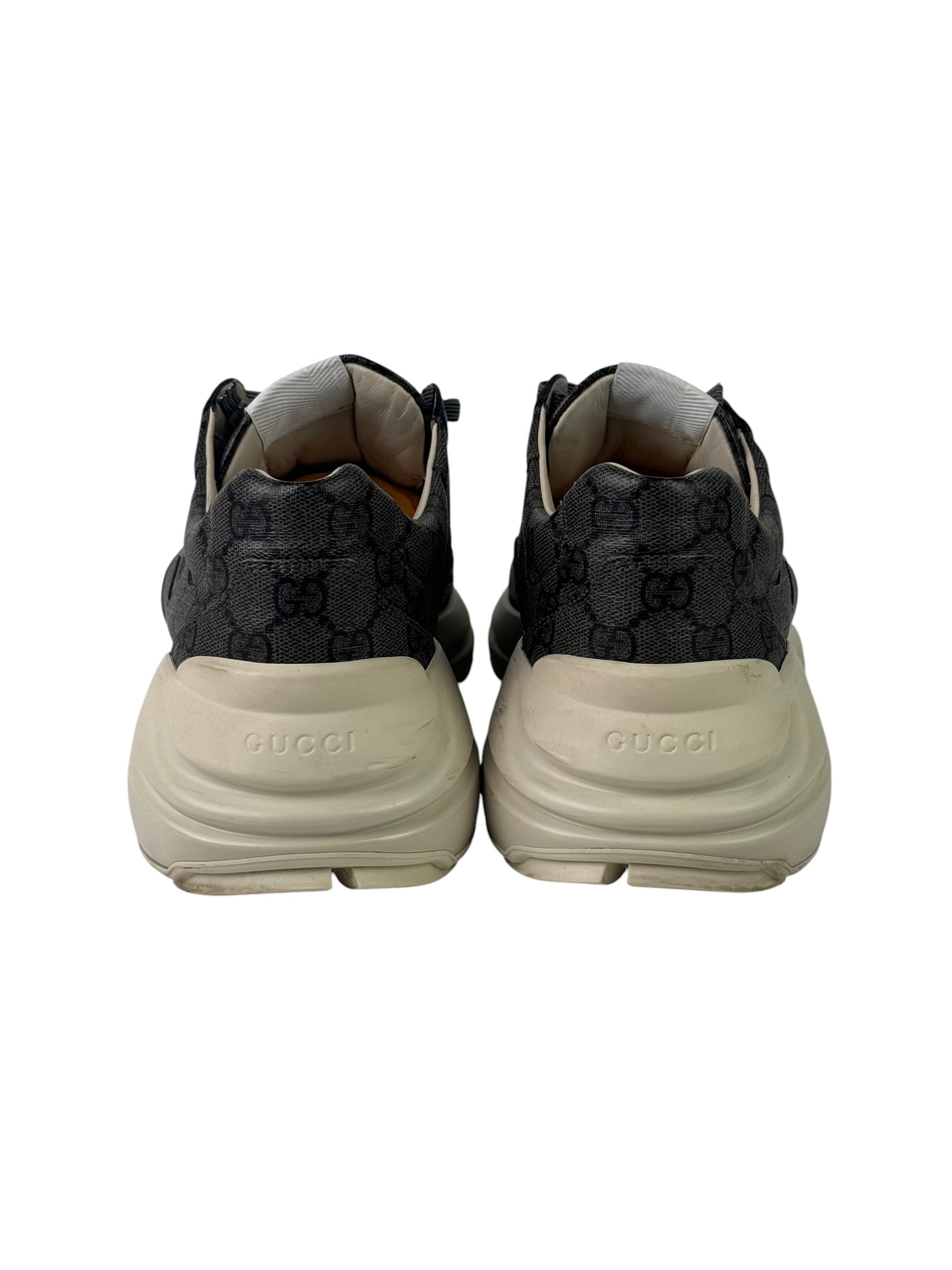 Gucci GG Supreme Grey Rhyton Sneakers