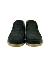 Loro Piana Open Walk Green Suede Slip On 2