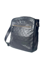 Gucci Microguccissima Leather Black Messenger Bag 3