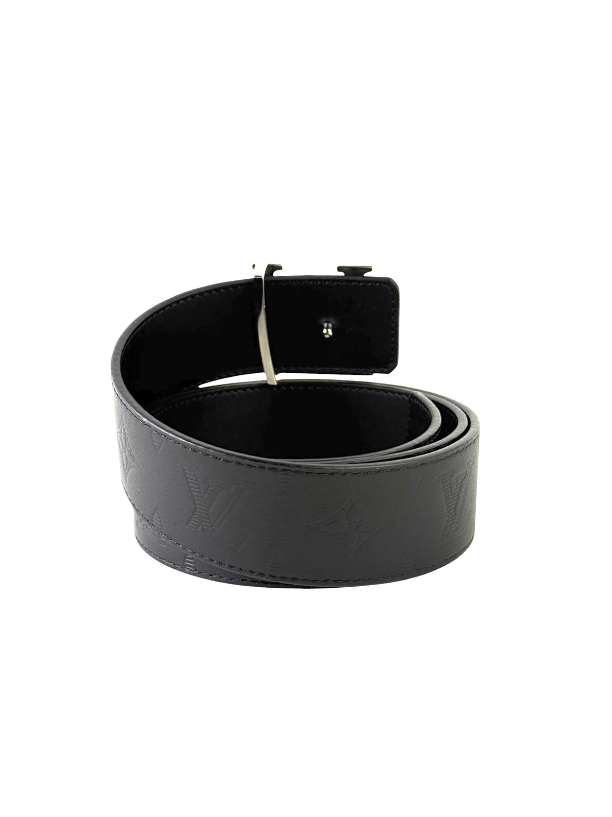 Louis Vuitton Initial 40mm Shadow Monogram Black Belt