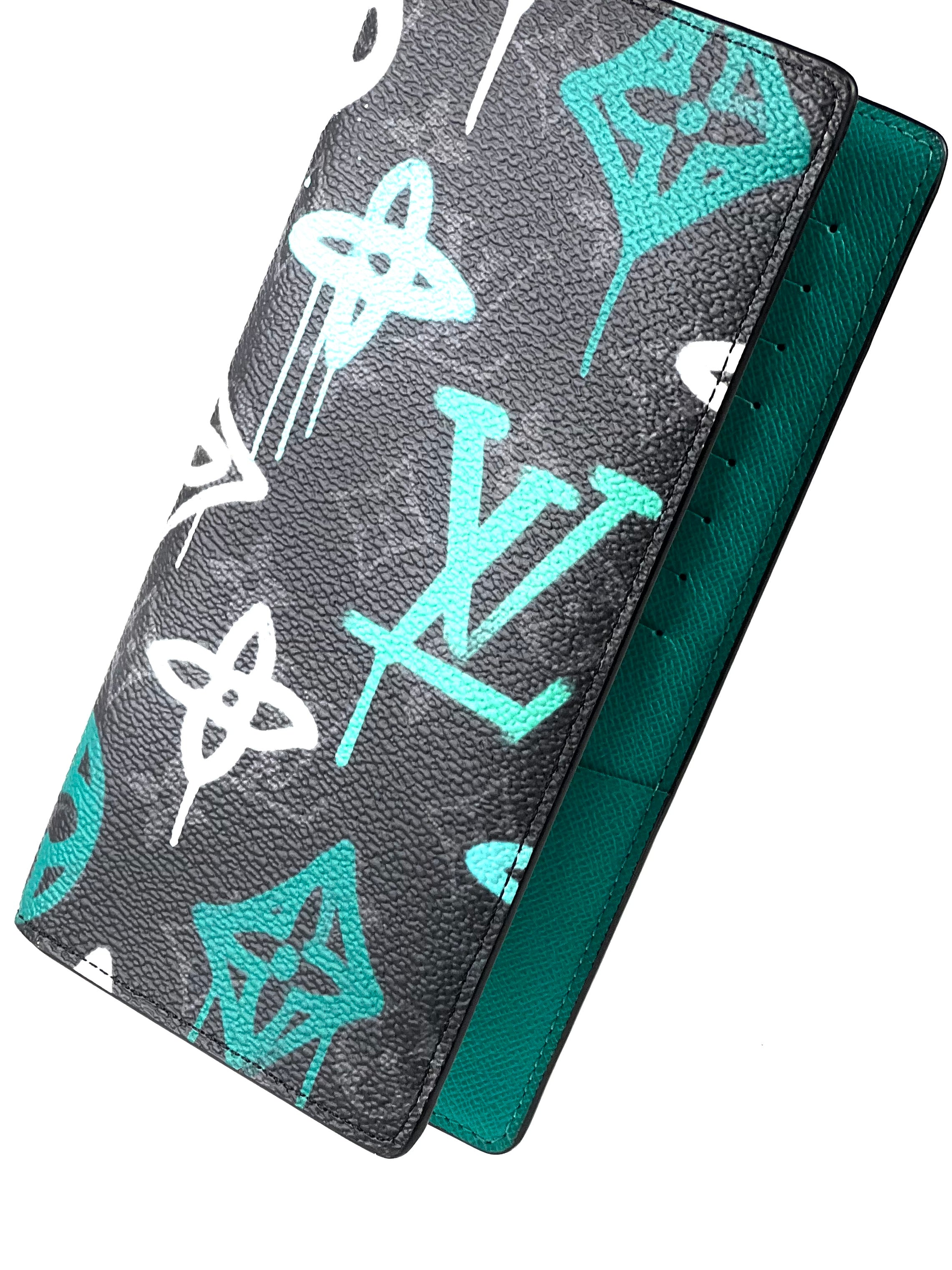Louis Vuitton Graffiti Monogram Brazza Long Wallet