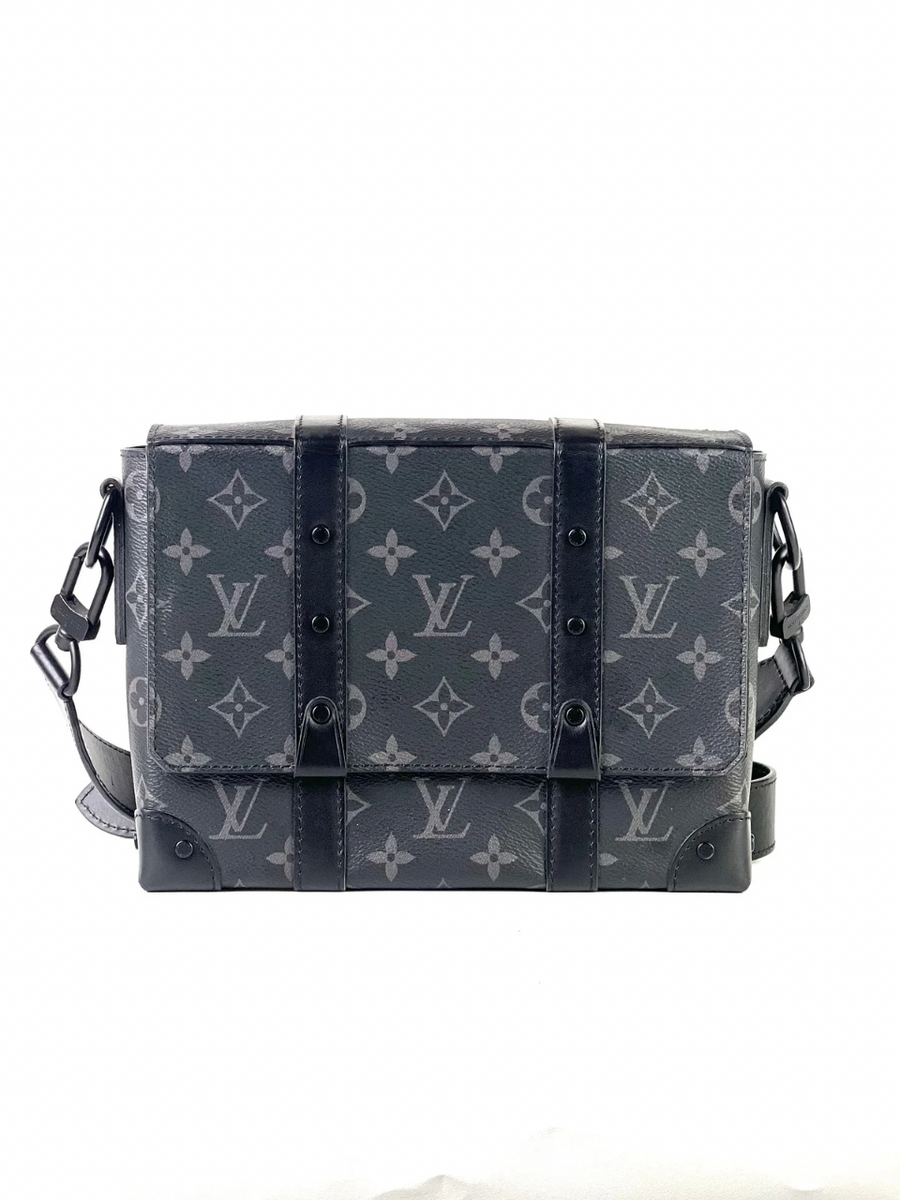 Louis Vuitton Eclipse Monogram Trunk Messenger Bag