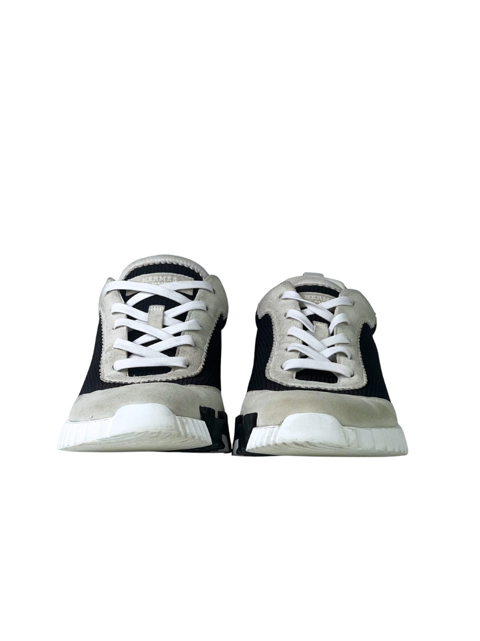 Hermès Bouncing Black & White Sneakers