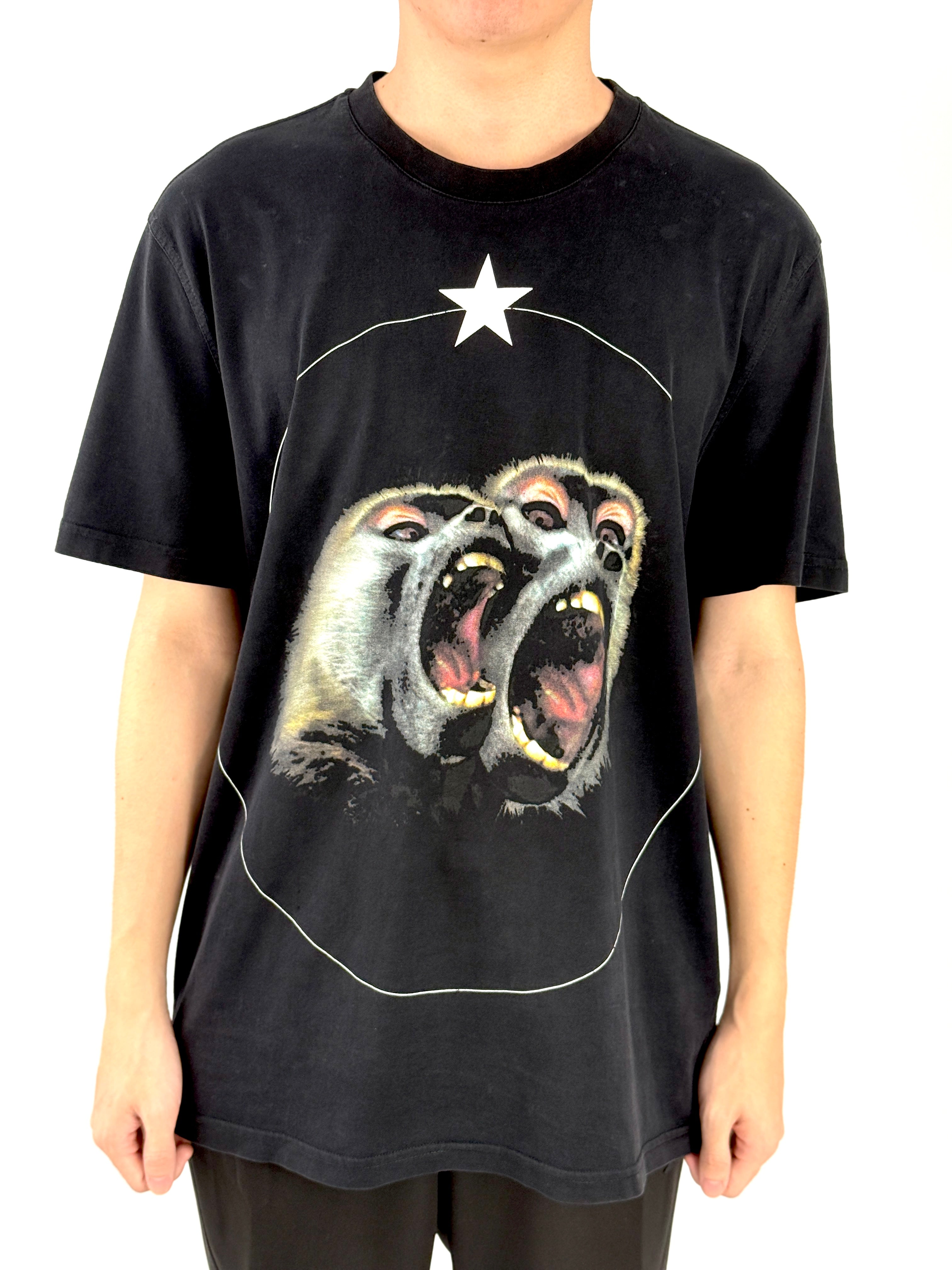 Givenchy Monkey Brother Print T-Shirt