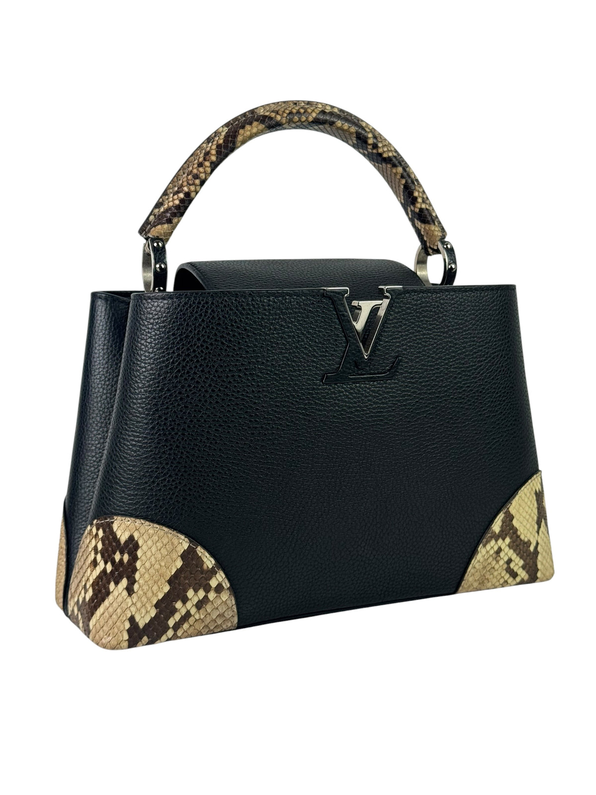 Louis Vuitton Capucines PM Python Skin Bag