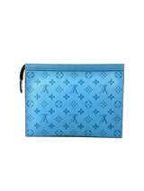 Louis Vuitton Eclipse Monogram Taigarama Blue Pochette Voyage 4