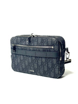Christian Dior Oblique Jacquard Black Safari Messenger Bag 3