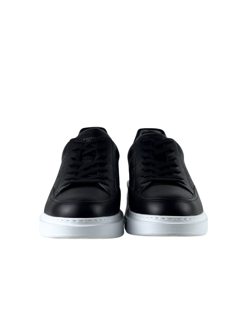 Louis Vuitton Beverly Monogram Leather Black Sneakers
