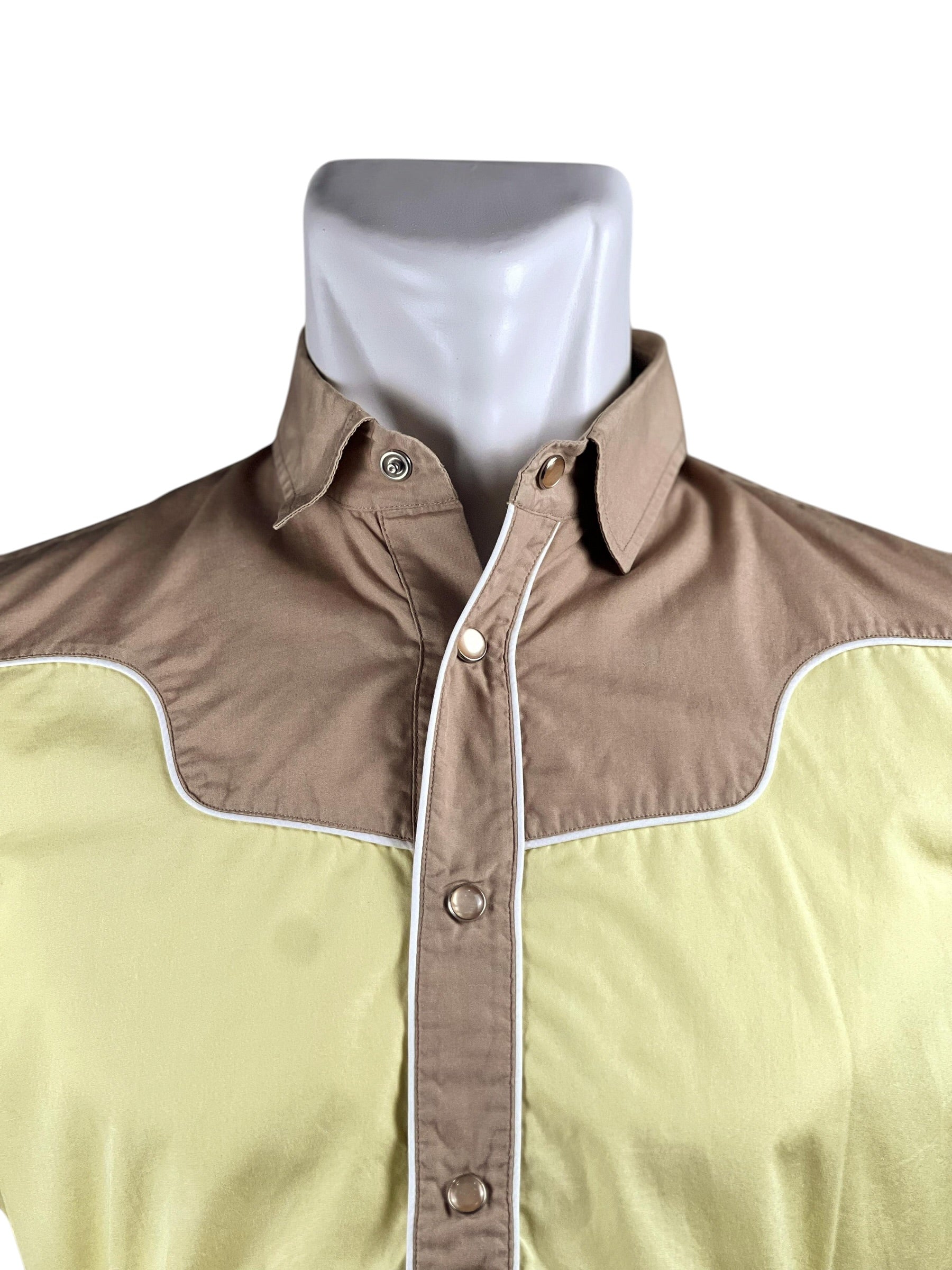 Prada Yellow Brown Shirt