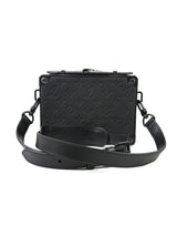 Louis Vuitton Monogram Taurillon Top Handle Trunk Messenger Bag 6