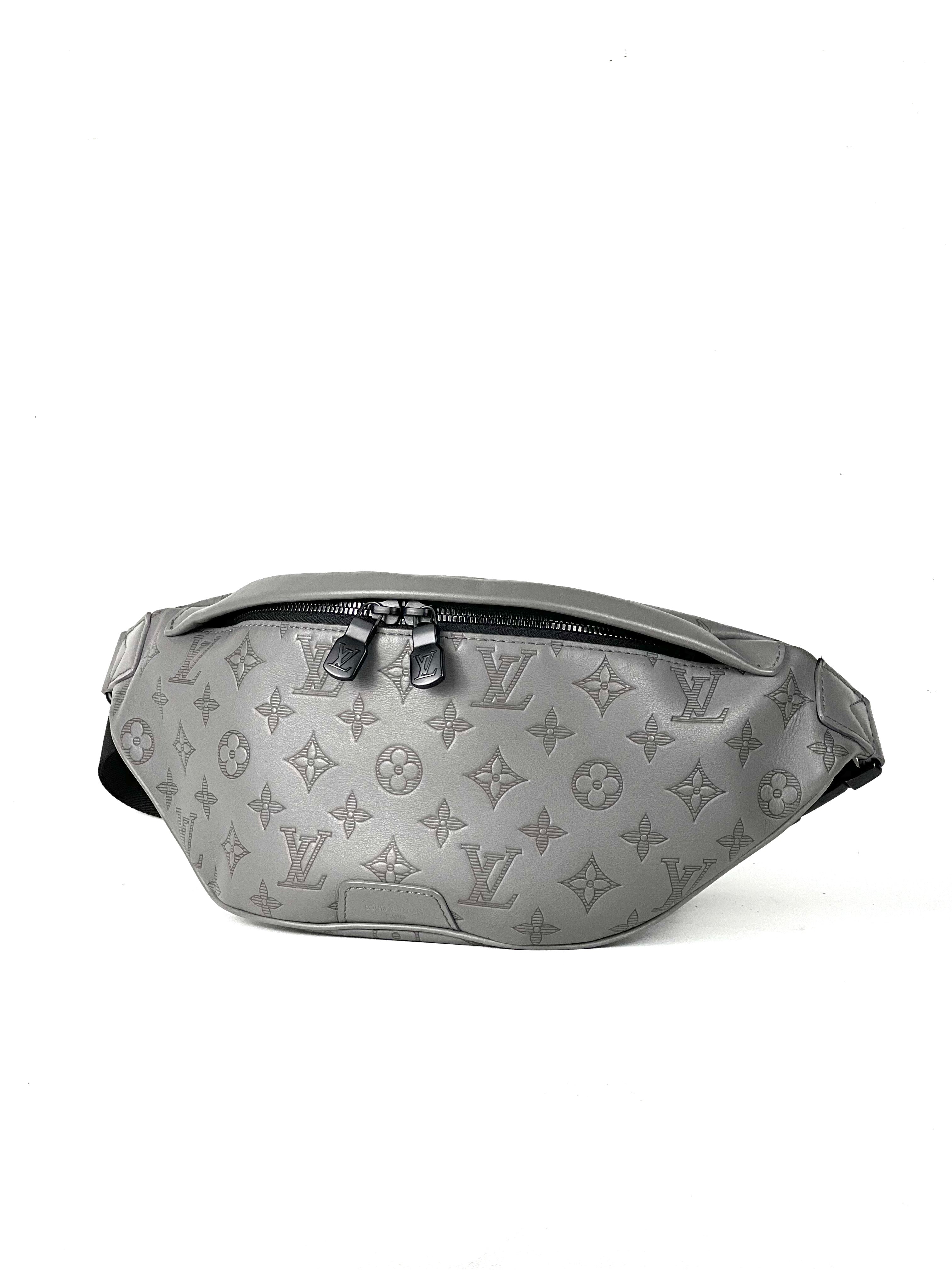 Louis Vuitton Shadow Monogram Grey PM Discovery Bumbag