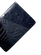 Louis Vuitton Ostrich & Crocodile Monogram Taurillon Pocket Organizer 6