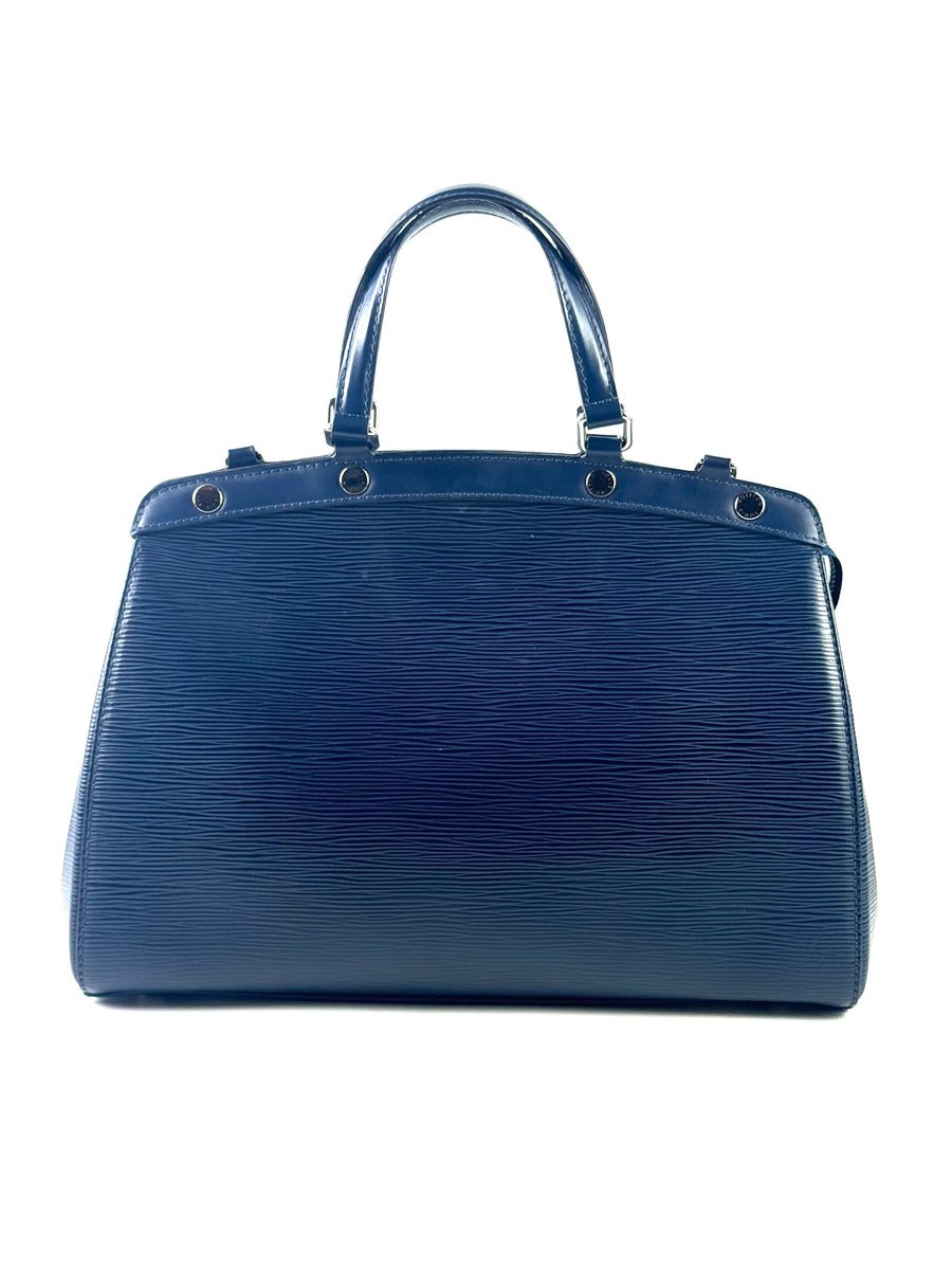 Louis Vuitton Epi Leather Blue Hand Bag